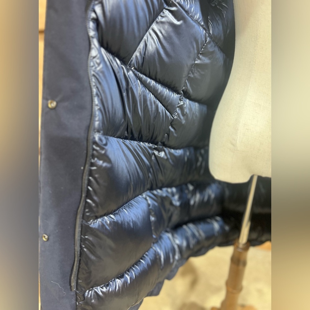 Jil Sander +J x Uniqlo Hybrid Down Wool Blend Jacket Coat High Neck Size Small - Picture 10 of 13